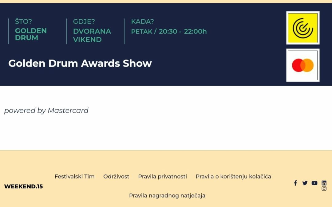 Za Golden drum 1.000 prijava iz 24 zemlje