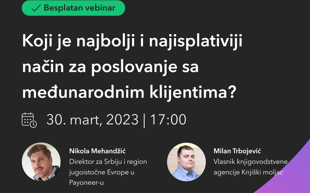 Besplatni vebinar o digitalnom poslovanju