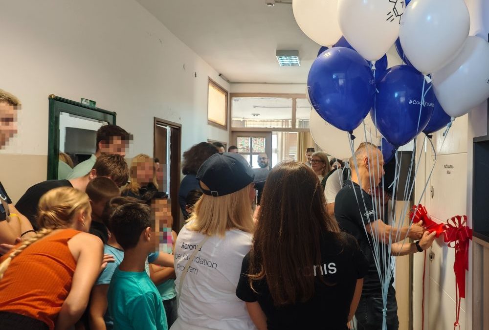 IT učionica u Domu Moša Pijade u Beogradu  