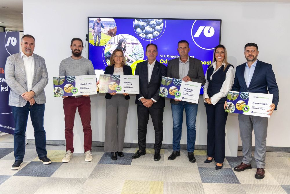Pobednicima konkursa NLB Organic 3 miliona za nove ideje