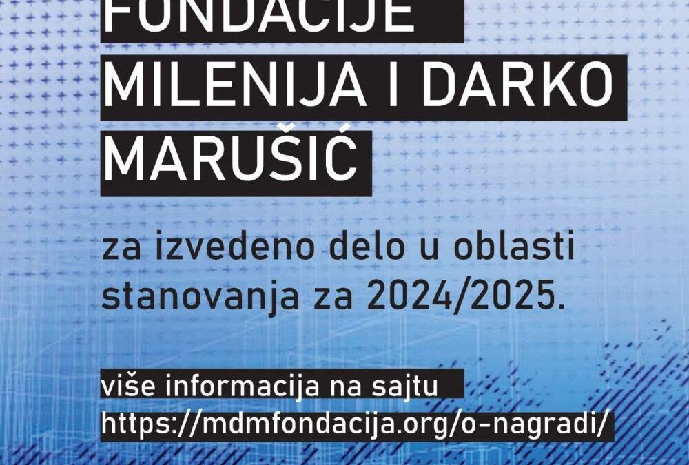 Konkurs Fondacije „Milenija i Darko Marušić“ produžen do 20.10.