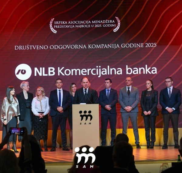 NLB Komercijalna banka je društveno odgovorna kompanija godine