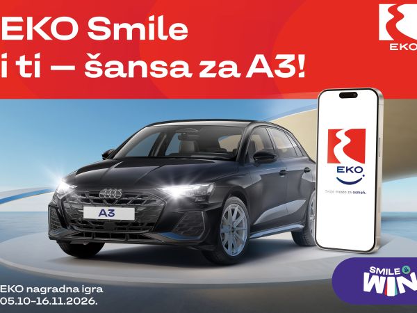 EKO nagradna igra donosi Audi A3 i nedeljne nagrade u gorivu